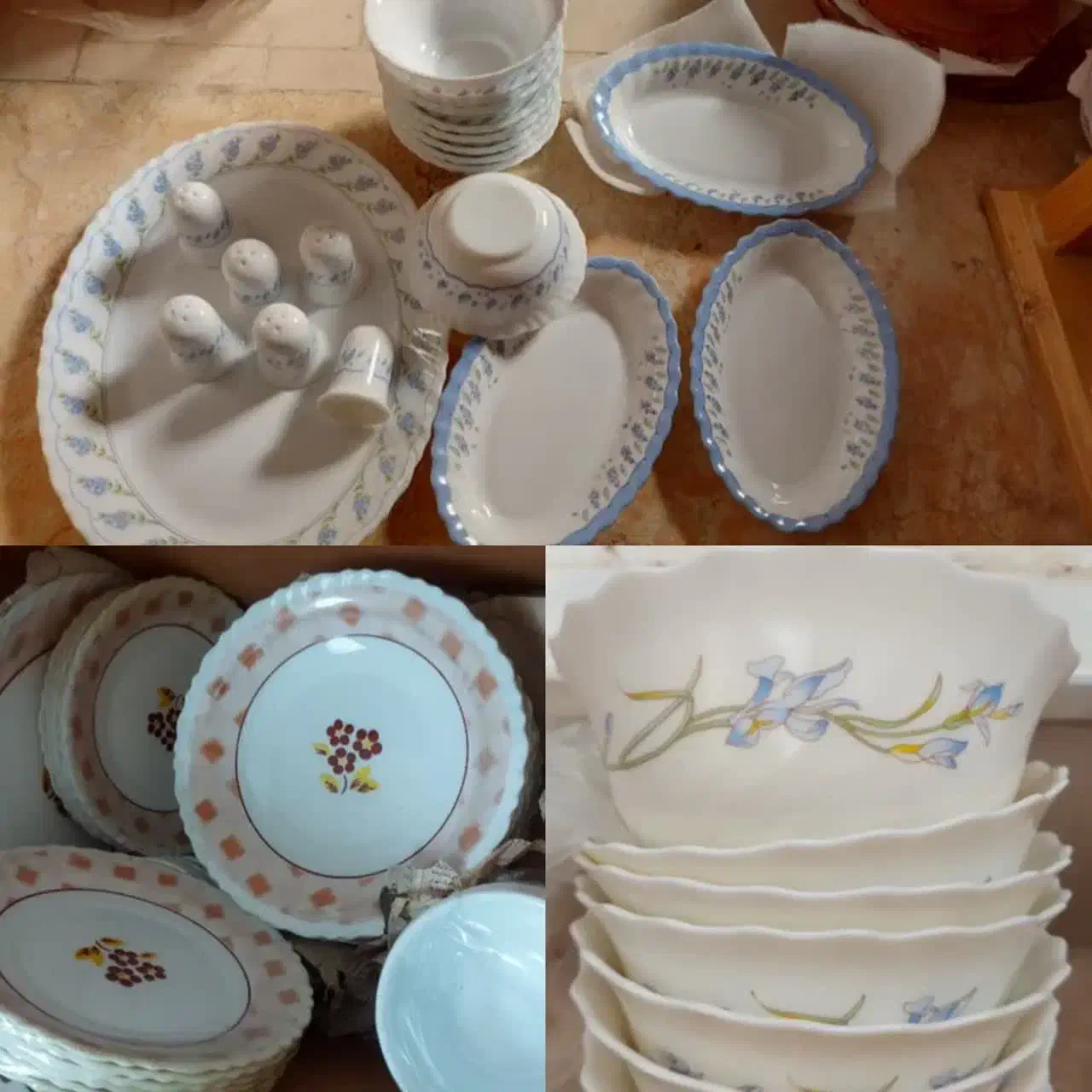 کلی ظروف فرانسه پیرکس ارکوپال|ظروف سرو و پذیرایی|قم, زنبیل آباد|دیوار