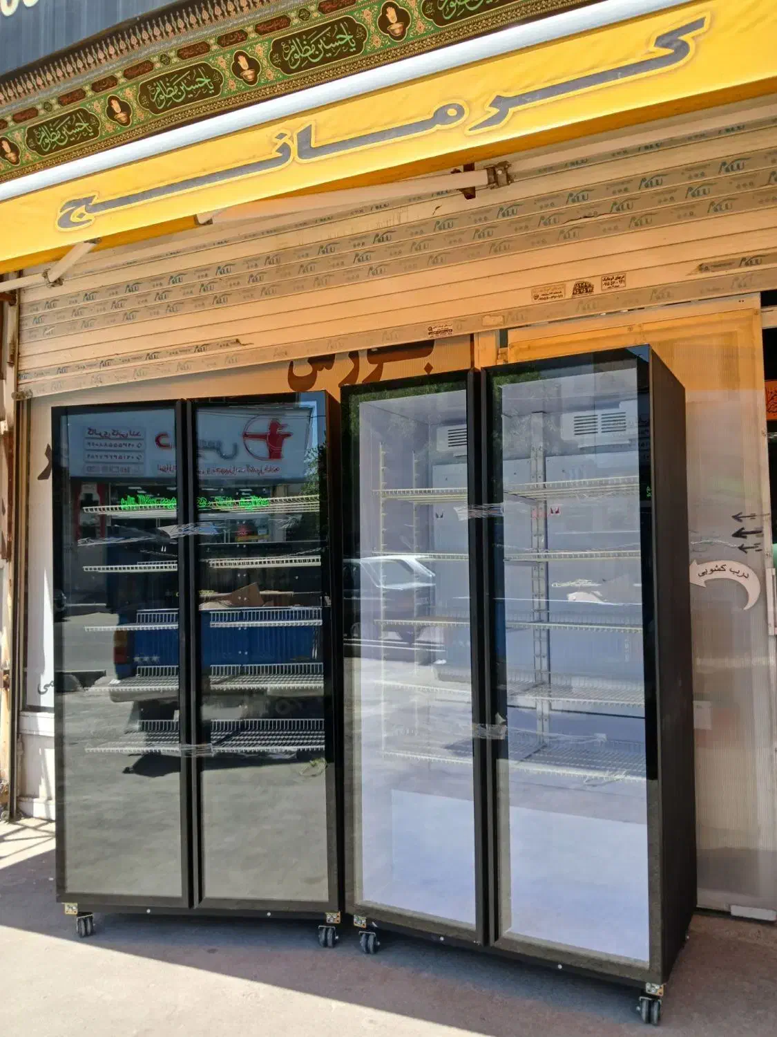 یخچال ۲ در ایستاده ویترینی ۱۲۰ سانتی|فروشگاه و مغازه|مشهد, فدک|دیوار