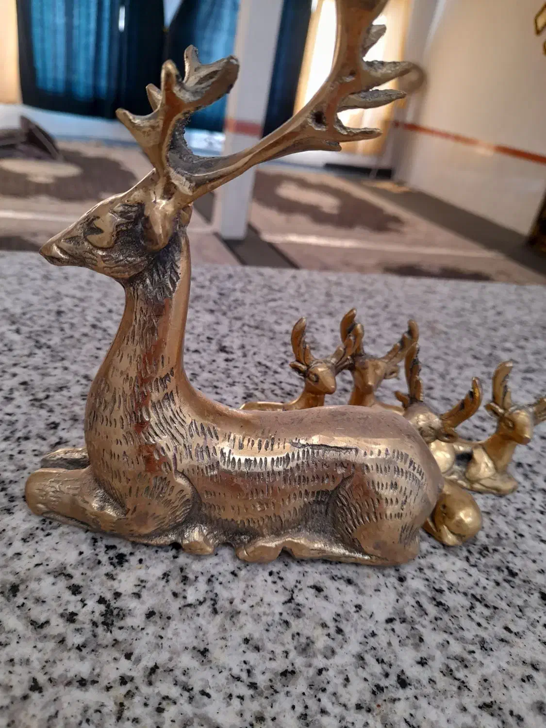 گوزن برنز|مجسمه، تندیس، ماکت|کرمانشاه, |دیوار