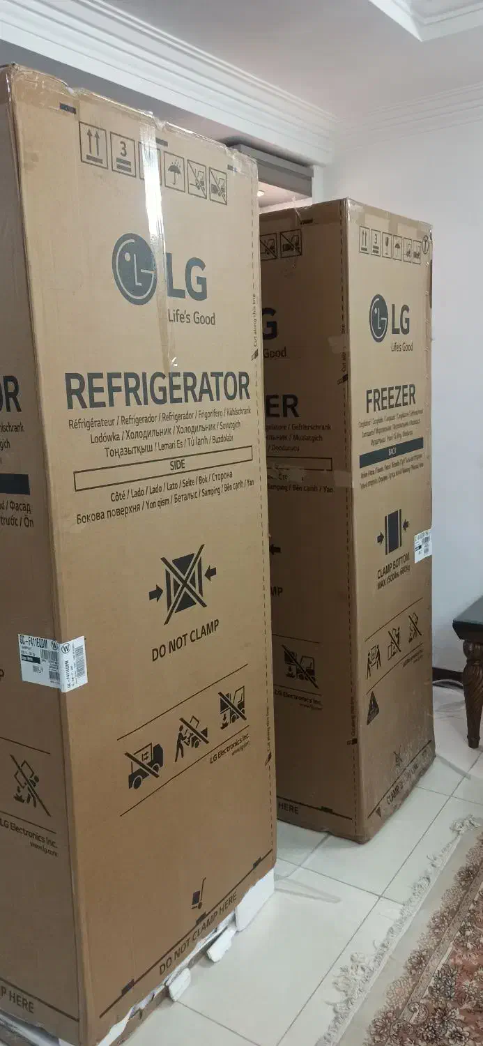 کارتون نو یخچال دوقلو ال جی|یخچال و فریزر|اسلام‌شهر, شهرک انبیا|دیوار