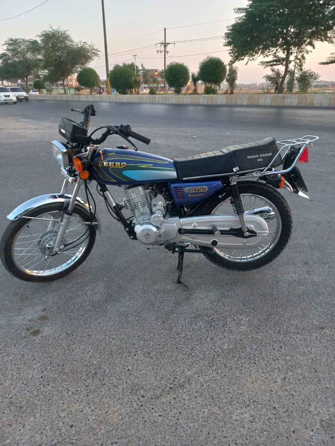 موتور بهرو۴۰۳ آبی مدارک کامل تمام فابریک فوری فوری|موتورسیکلت|بندر ماهشهر, |دیوار