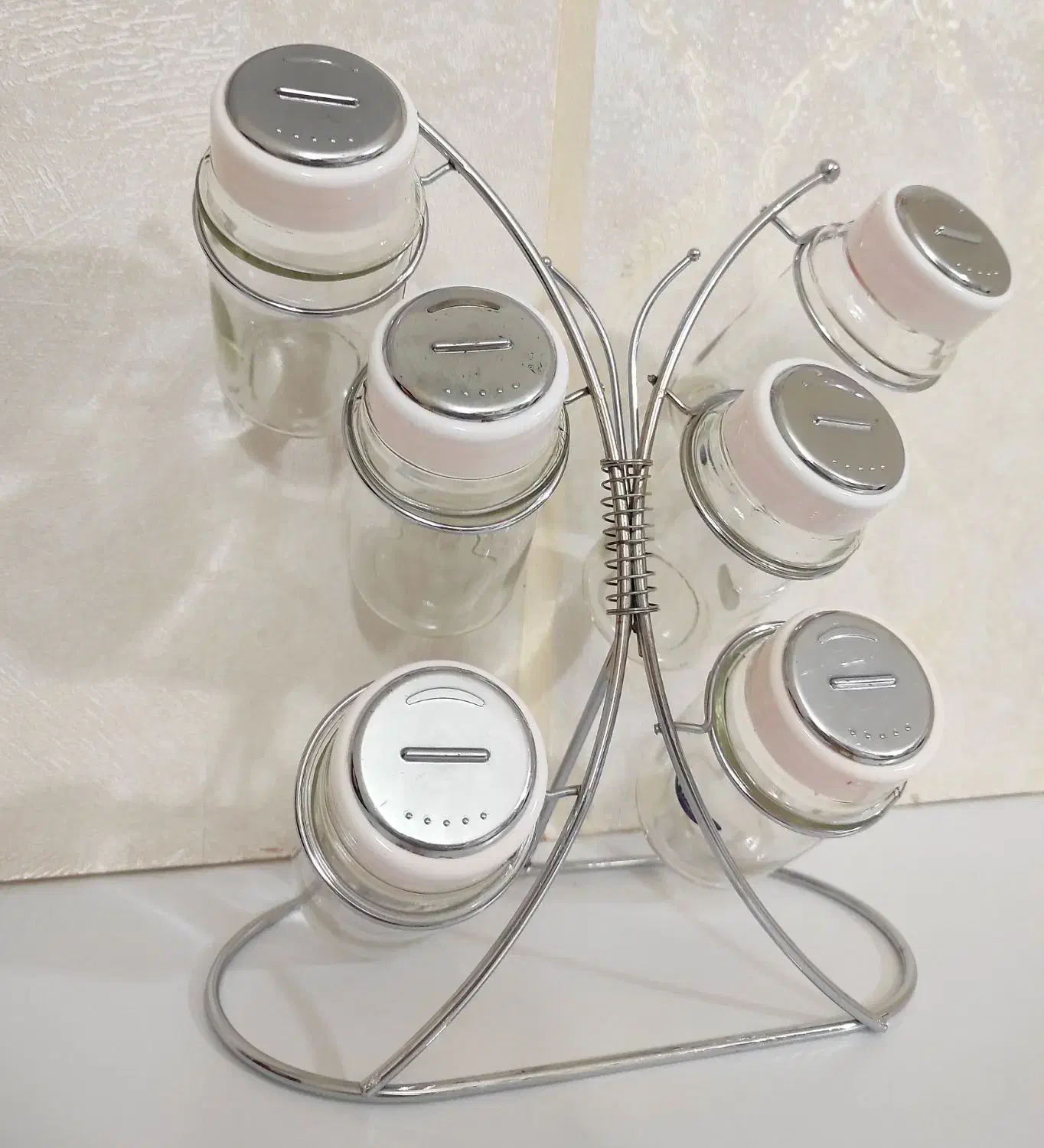 استند جا ادویه ۶ تایی|ظروف نگهدارنده، پلاستیکی، یکبارمصرف|قم, پردیسان|دیوار