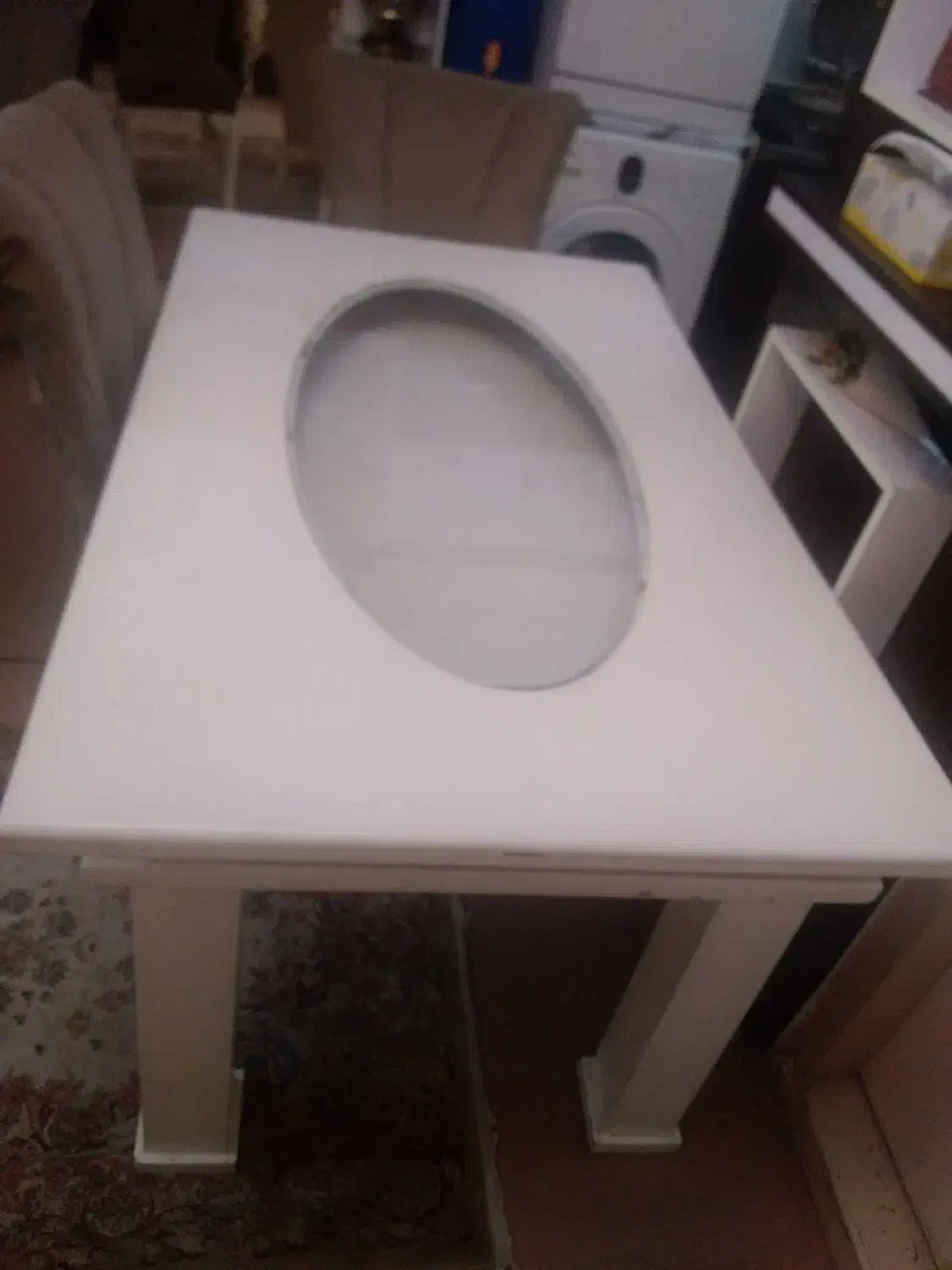 میز غذا خوری به همراه صندلی کار کرده ۶ نفره|میز و صندلی غذاخوری|تبریز, |دیوار