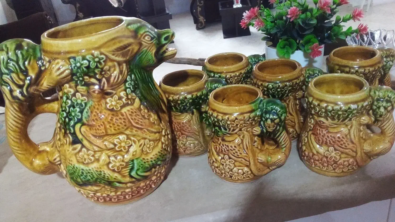 پارچ و لیوان|ظروف سرو و پذیرایی|آستارا, |دیوار