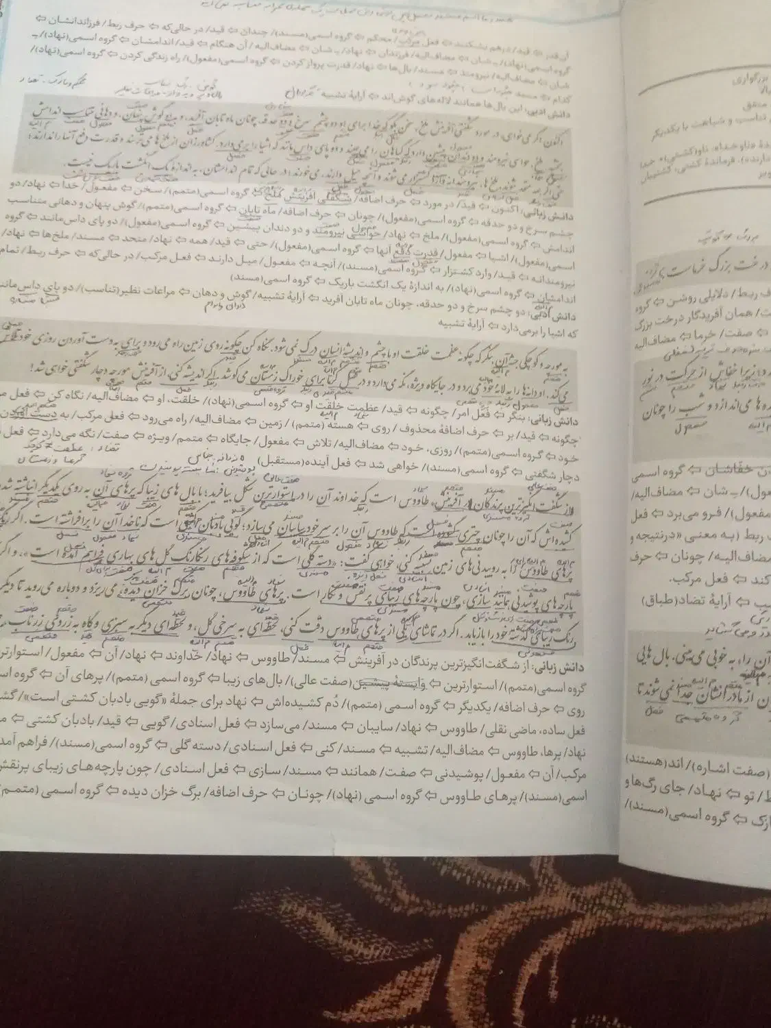 کیمیای ادب فارسی هشتم|کتاب و مجله آموزشی|شیروان (خراسان), |دیوار