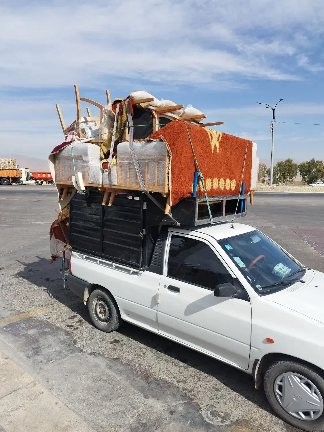 وانت بار تلفنی باربری حمل بار اسنپ|خدمات حمل و نقل|شیراز, عادل آباد|دیوار