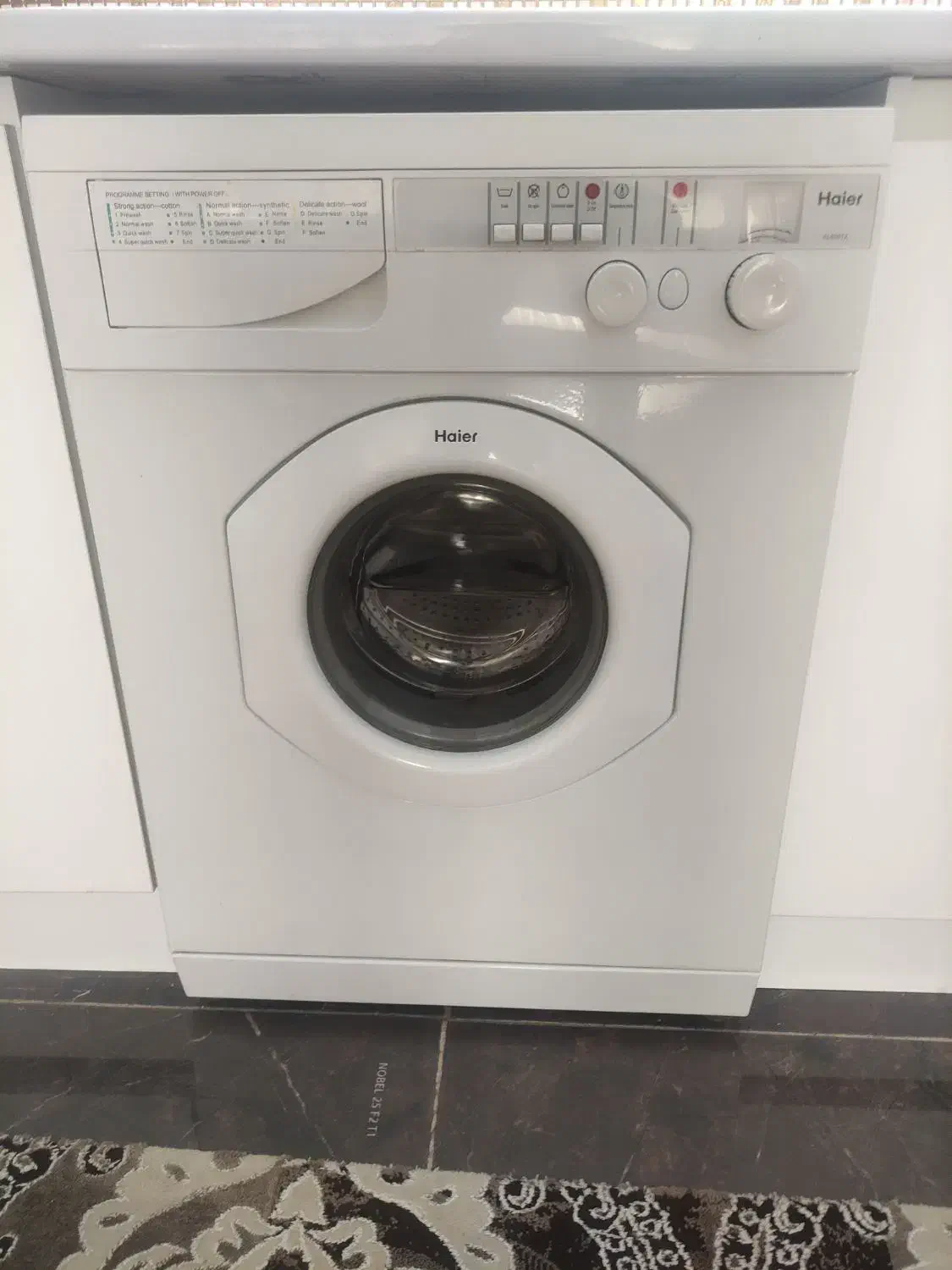 ماشین لباسشویی ۷ کیلویی هایر تمیز سفید|ماشین لباسشویی و خشککن لباس|سبزوار, باهنر|دیوار
