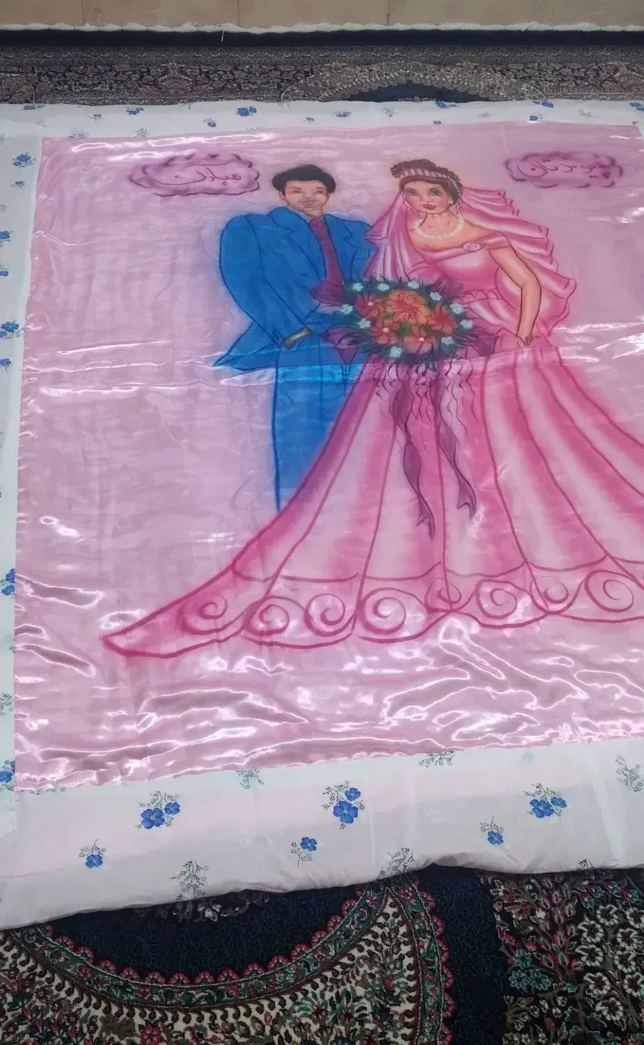 لحاف پشمی نو اصلا استفاده نشده دونفره|رختخواب، بالش، پتو|مشکیندشت, |دیوار