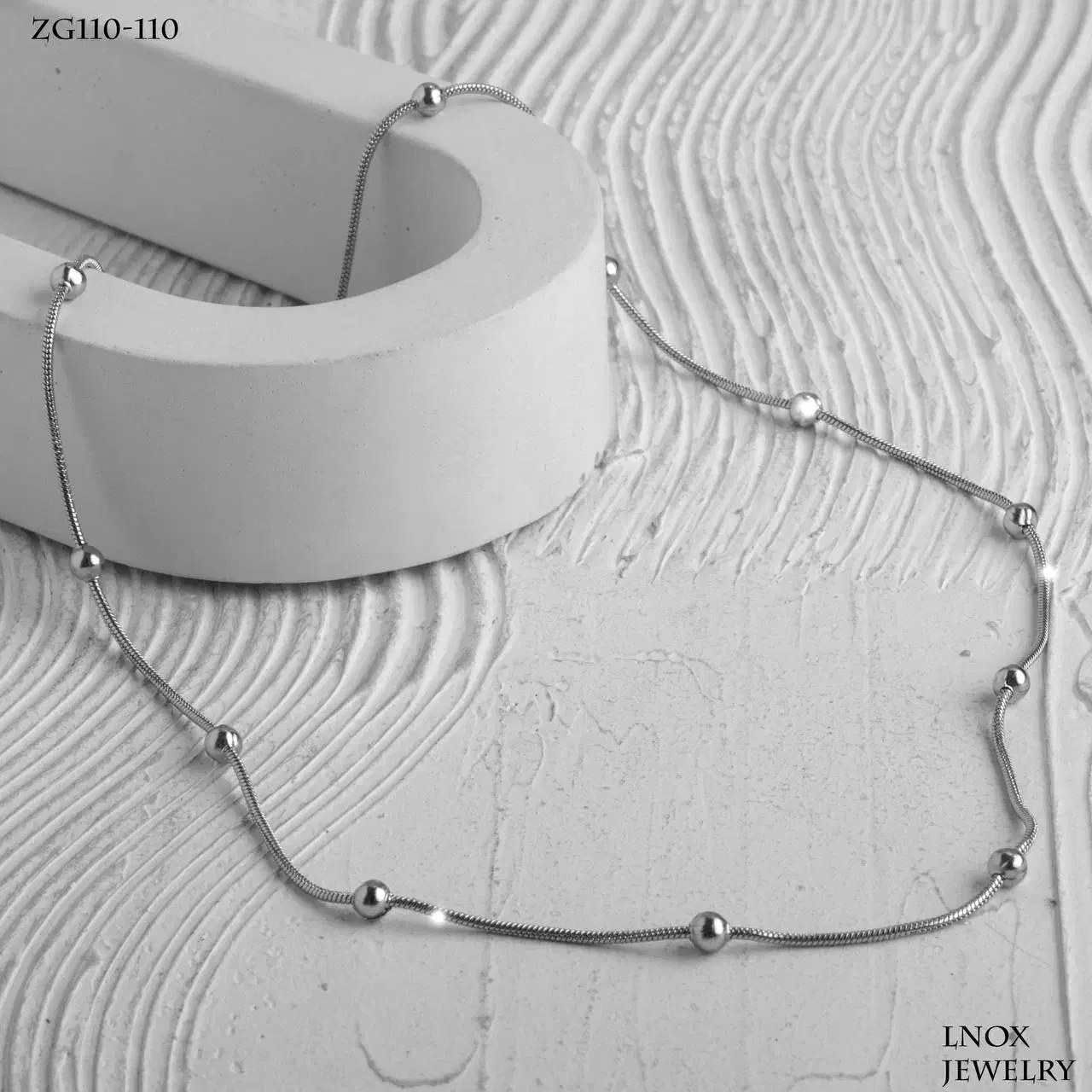 گردنبند توپی نقره ای|بدلیجات|رودسر, |دیوار