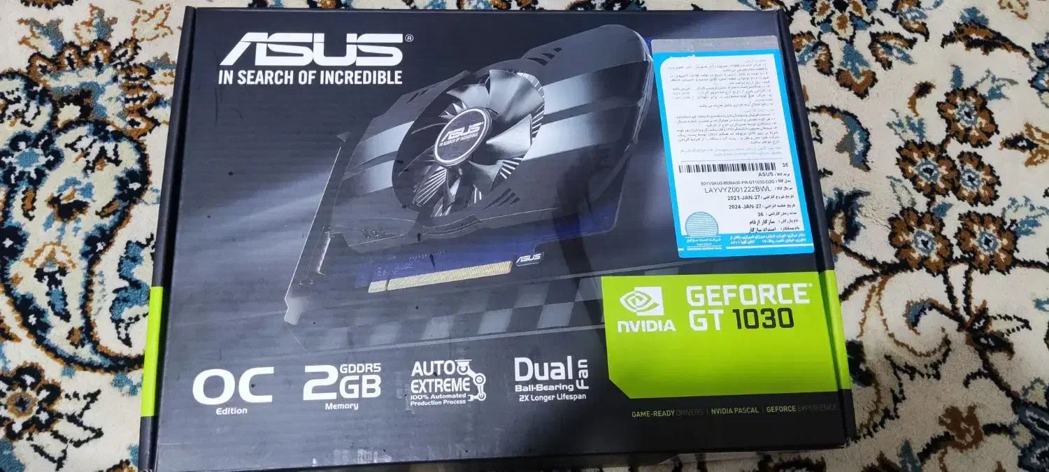 کارت گرافیک asus|قطعات و لوازم جانبی رایانه|سراوان, |دیوار