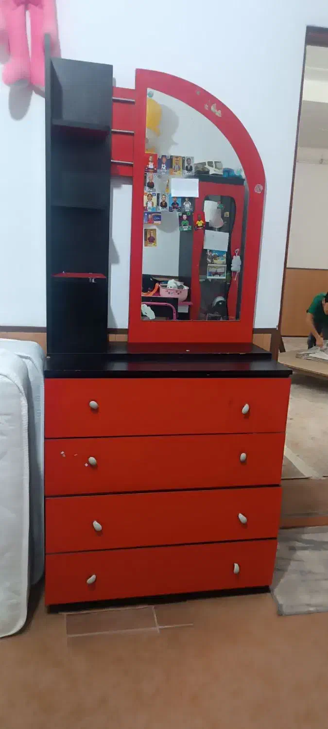 کمد دراول آینه|جاکفشی، کمد، دراور|رانکوه, |دیوار