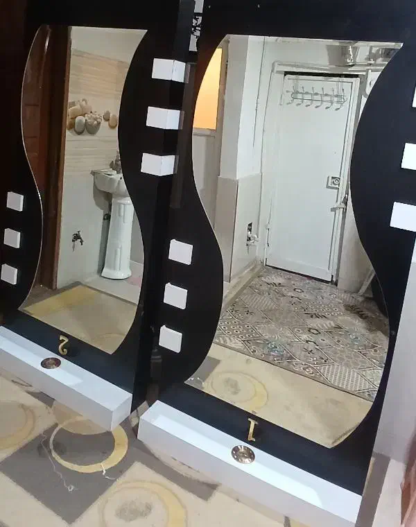 آینه آرایشگاه|آرایشگاه و سالن‌های زیبایی|مشهد, شهید قربانی|دیوار