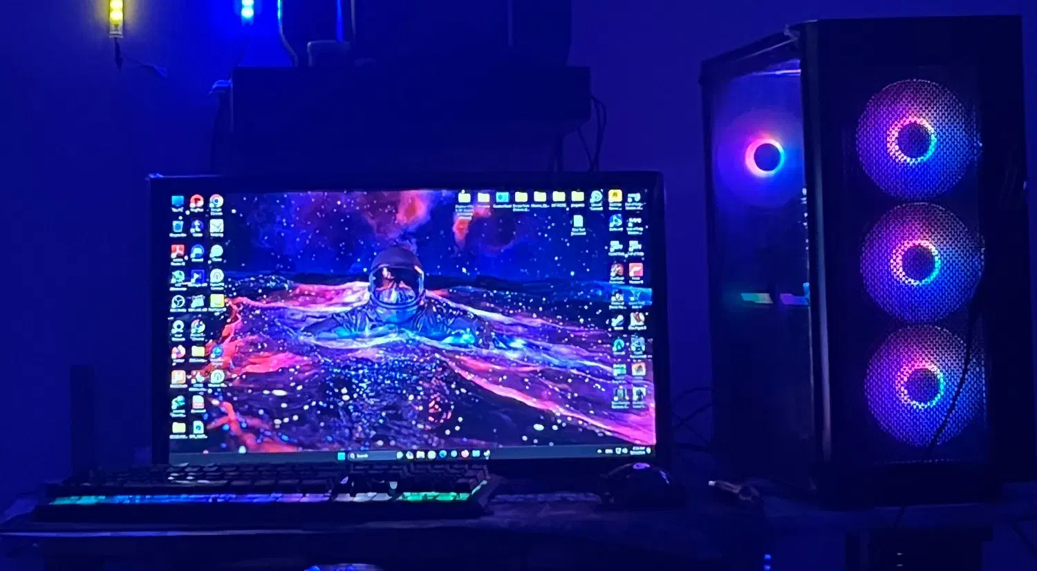 کیس کامپیوتر گیمینگ نسل ۱۲|رایانه رومیزی|رشت, پل تالشان|دیوار