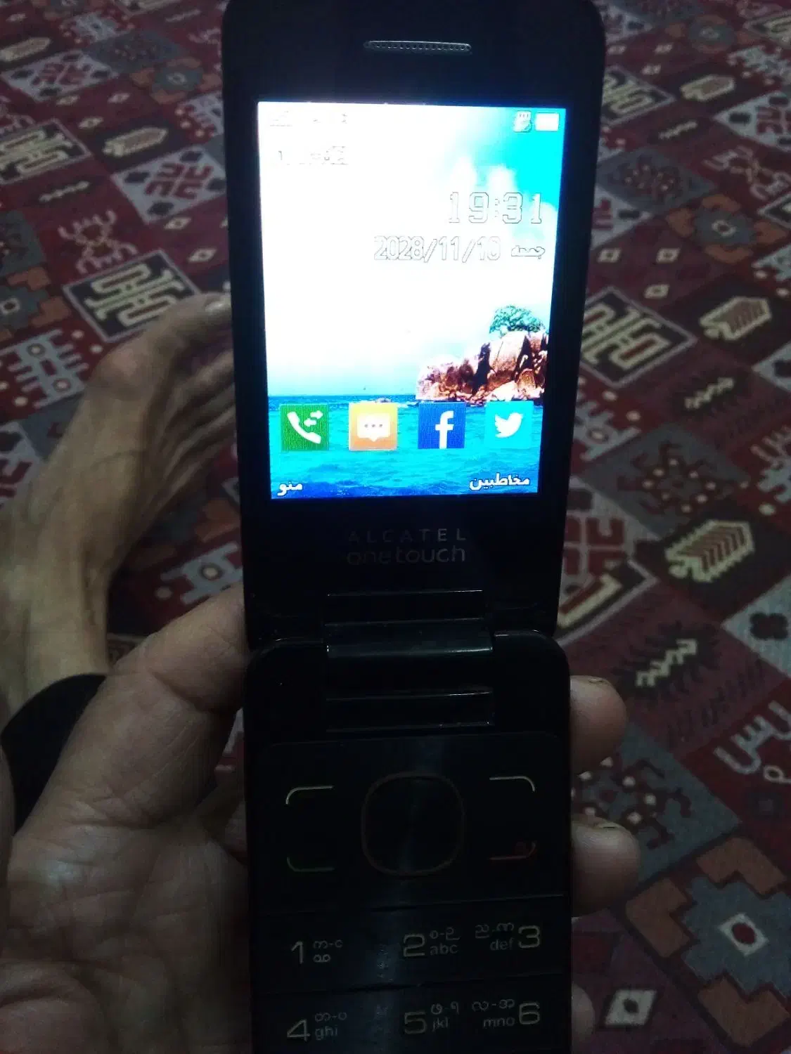 گوشی تاشو الکاتل|موبایل|مشهد, بهمن|دیوار