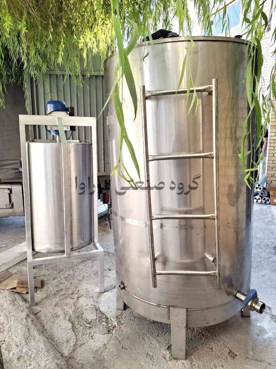 دیگ پاتیل شیر گرم کن پخت شیر و برنج پروسس تانک 200|ظروف پخت‌وپز|زاهدان, |دیوار