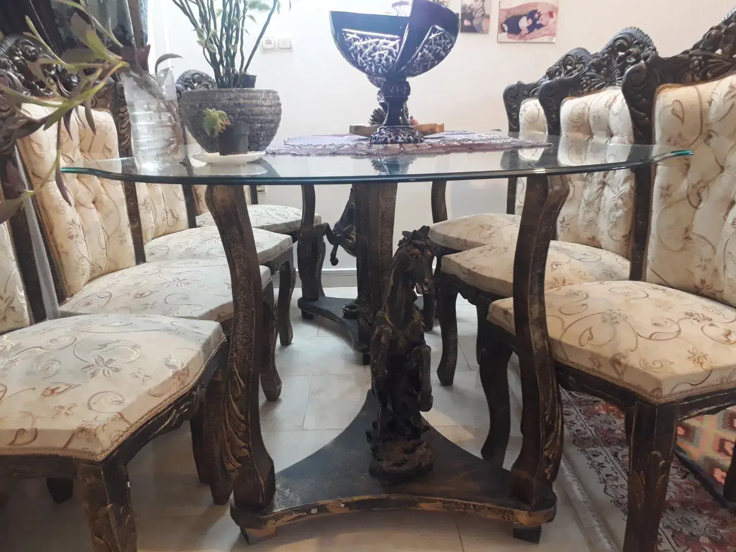 میز نهار خوری ۸ نفره|میز و صندلی غذاخوری|قزوین, |دیوار