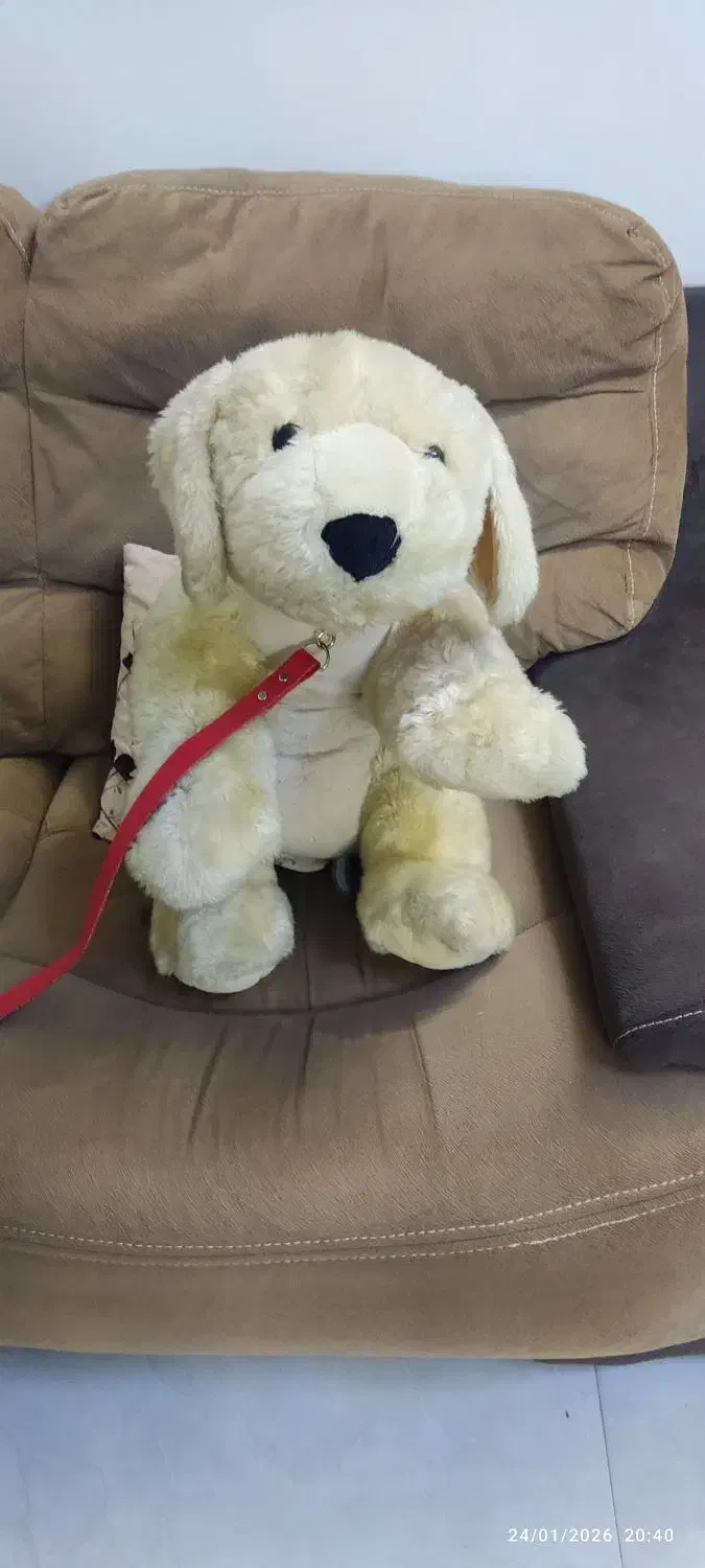 عروسک سگ پشمالو|اسباب‌بازی بچه|مشهد, هنرستان|دیوار