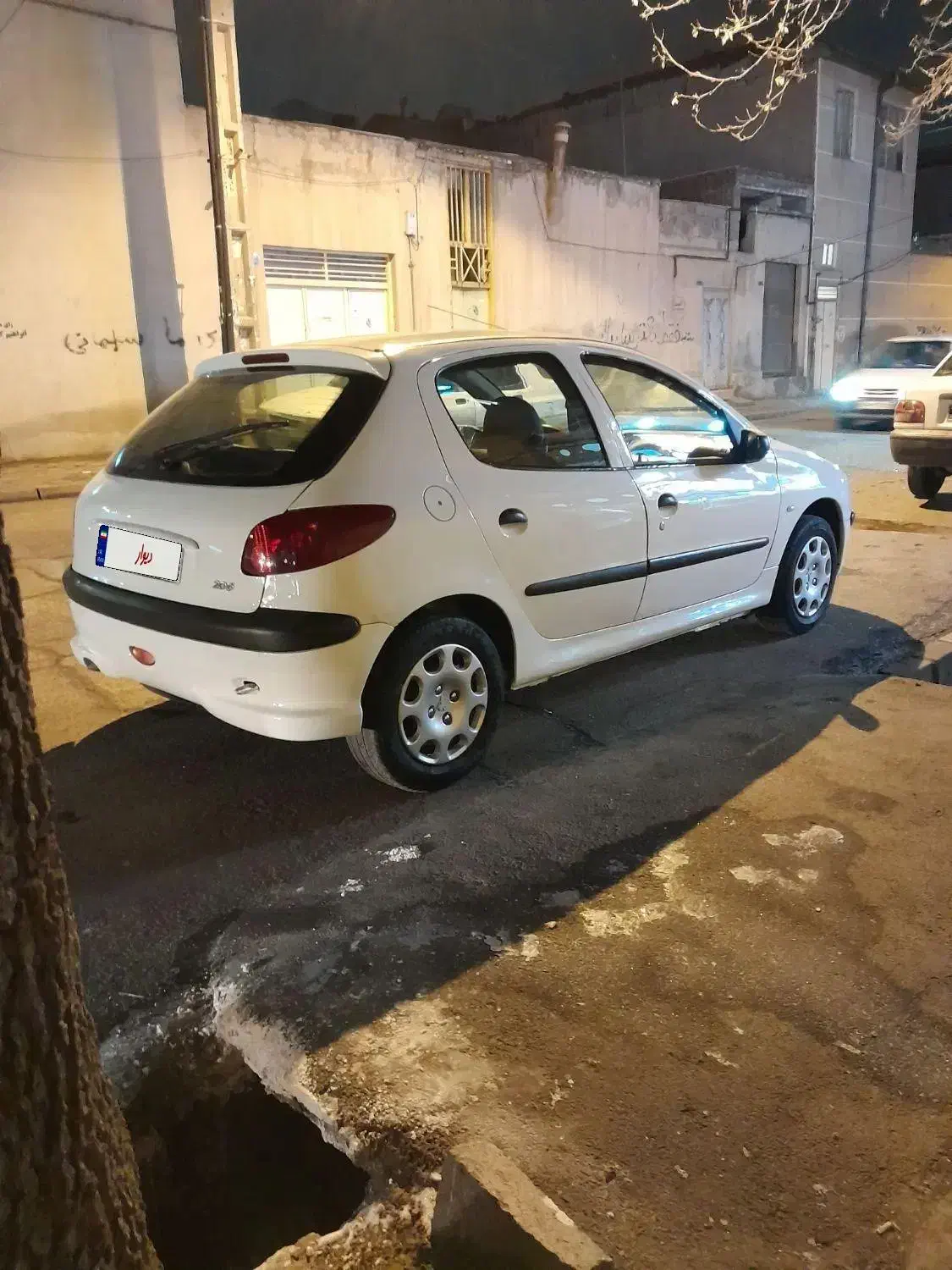 ۲۰۶سفید مدل۹۱|خودرو سواری و وانت|مراغه, |دیوار