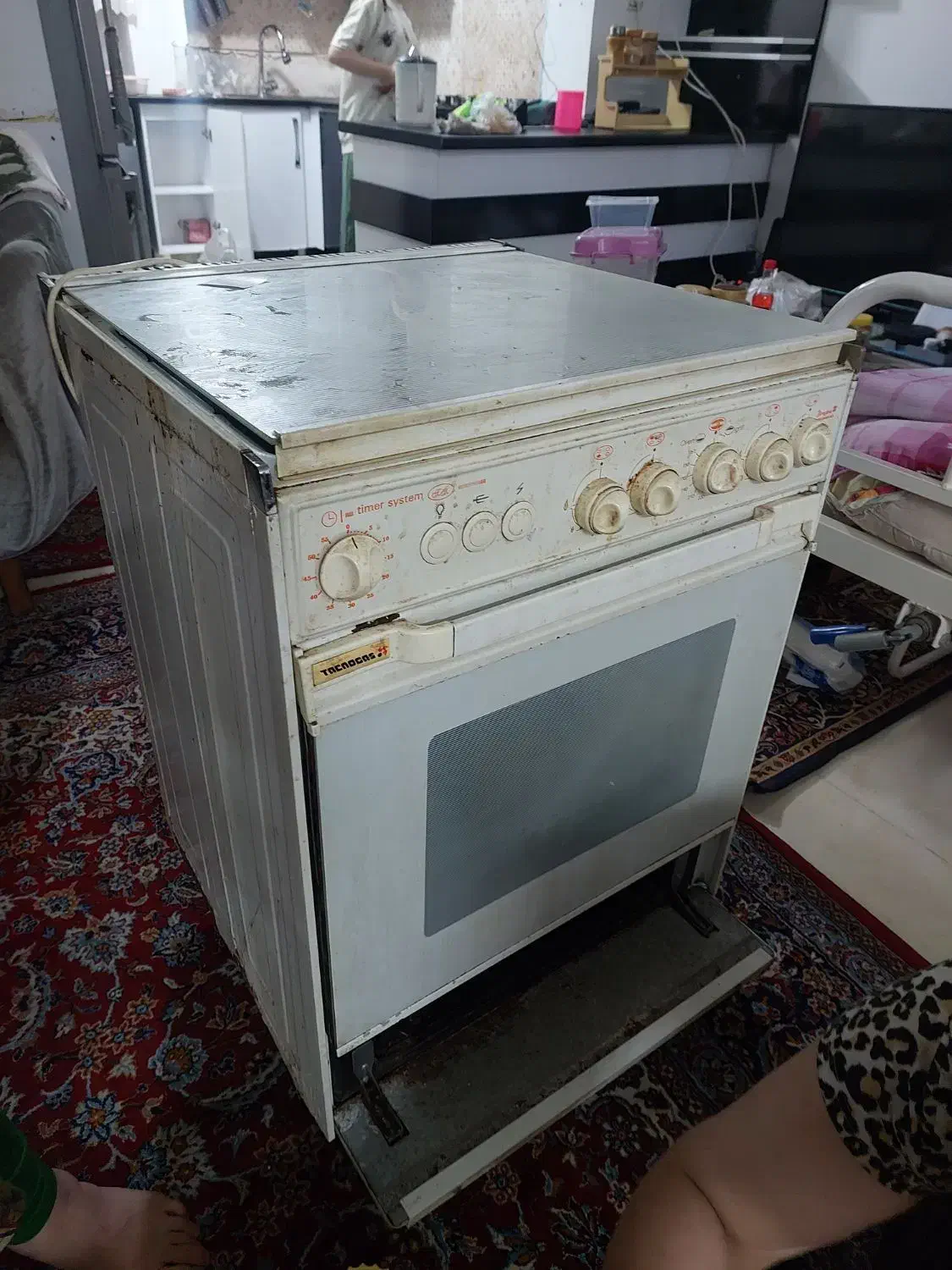 گاز فردار ۴ شعله|اجاق گاز و لوازم برقی پختوپز|رشت, رودبارتان|دیوار