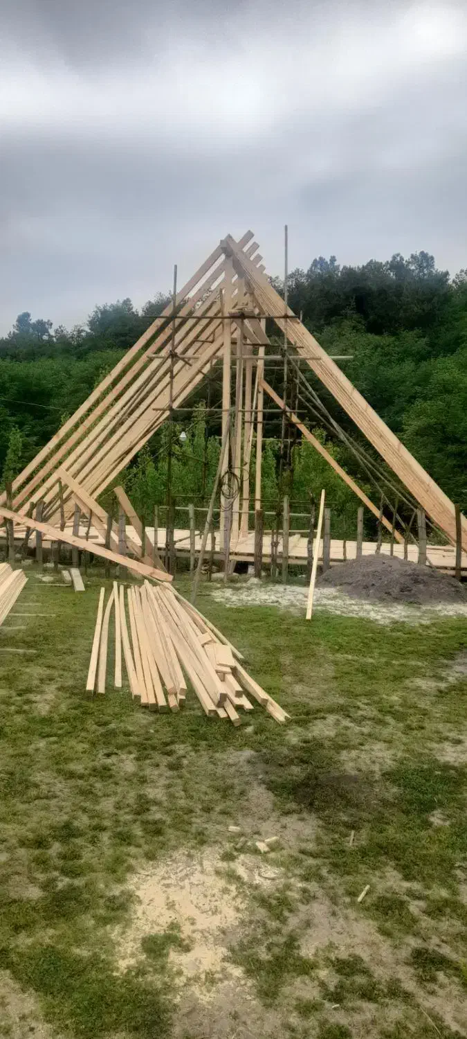 اجرای خانه های چوبی سوئیسی شیروانی|خدمات پیشه و مهارت|سنگر, |دیوار