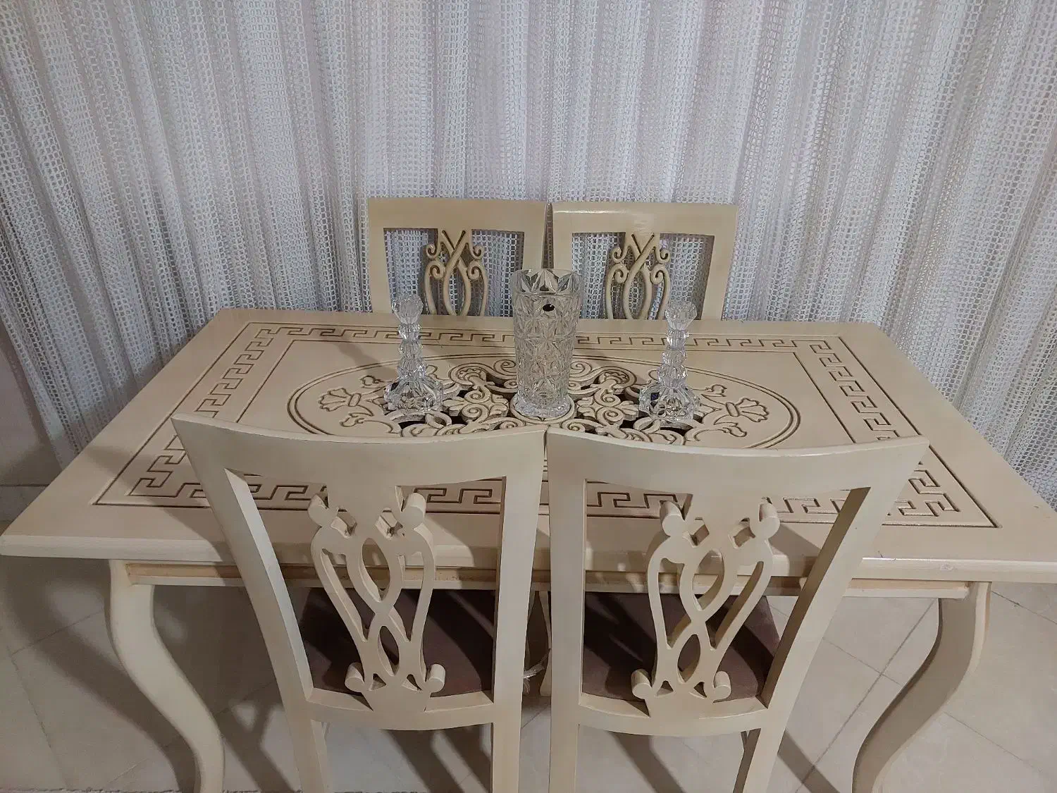 میز ناهار خوری|میز و صندلی غذاخوری|قم, زنبیل آباد|دیوار