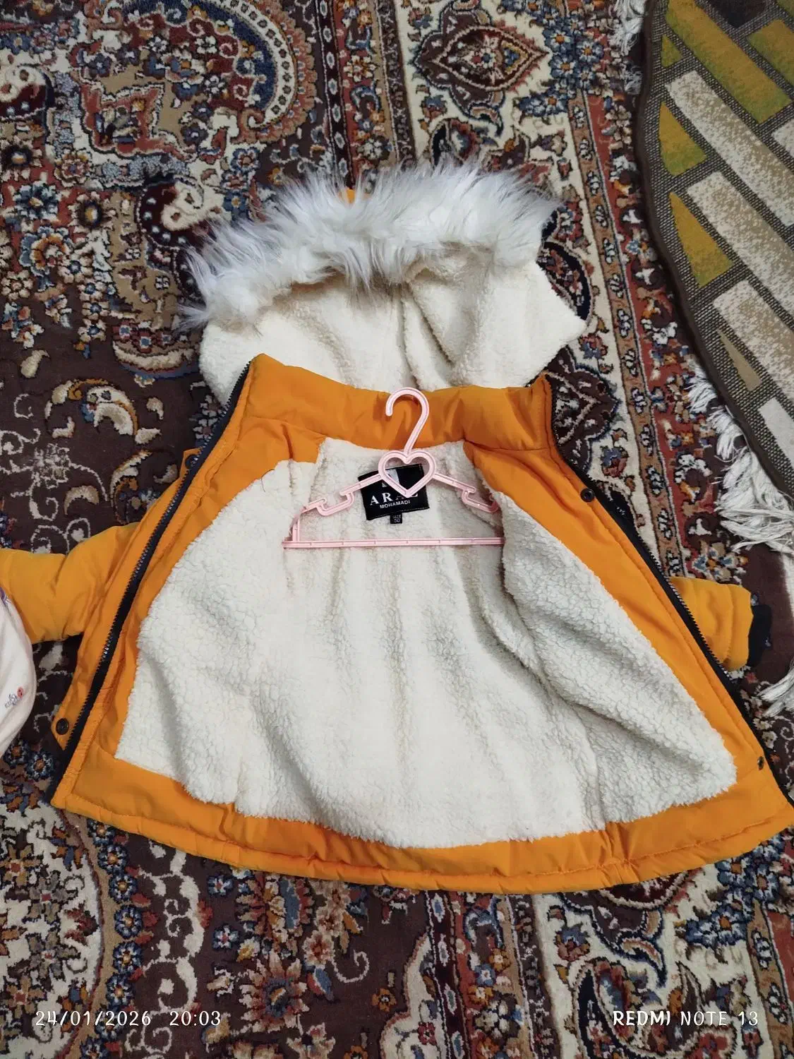 کاپشن کودک|کفش و لباس بچه|اصفهان, پوریای ولی|دیوار