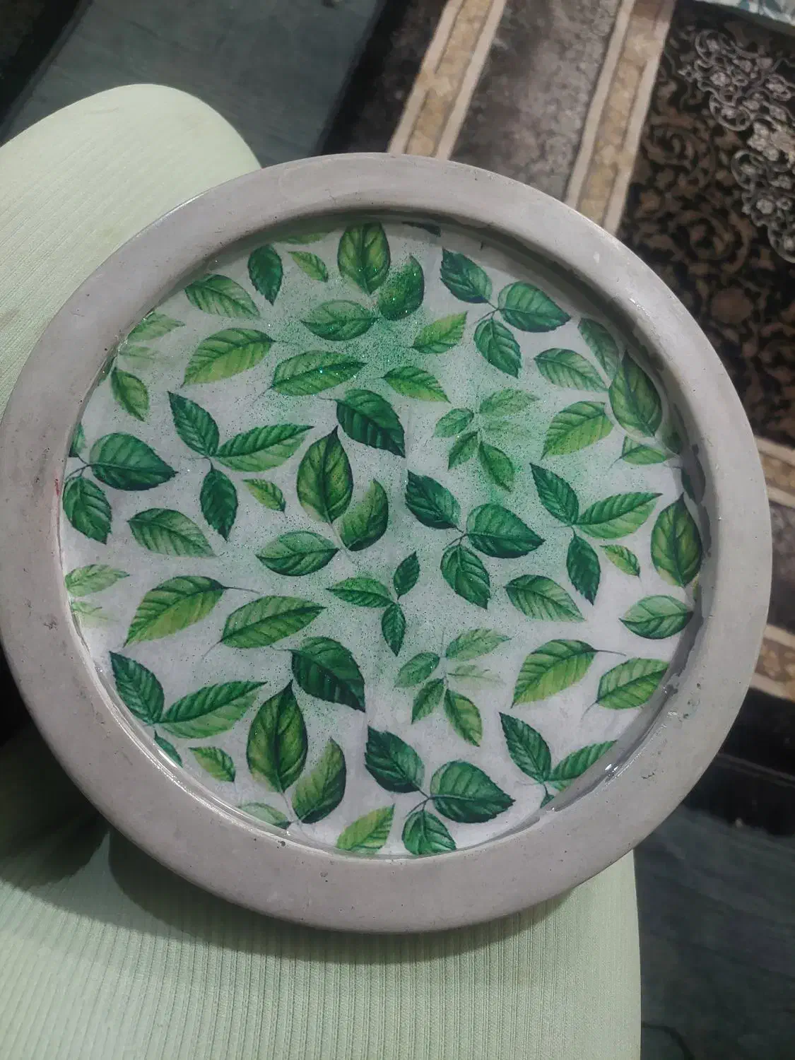 سینی رزینی|ظروف سرو و پذیرایی|باقرشهر, |دیوار