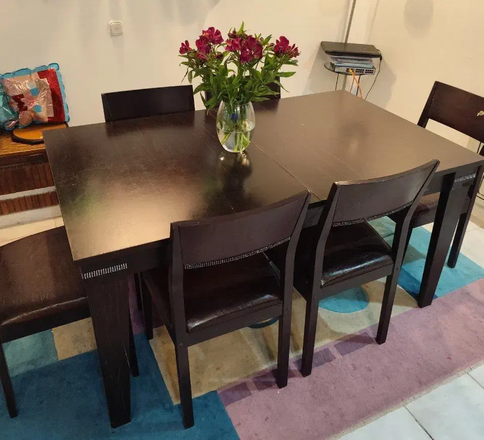 میز ناهار خوری|میز و صندلی غذاخوری|تهران, جماران (نیاوران)|دیوار