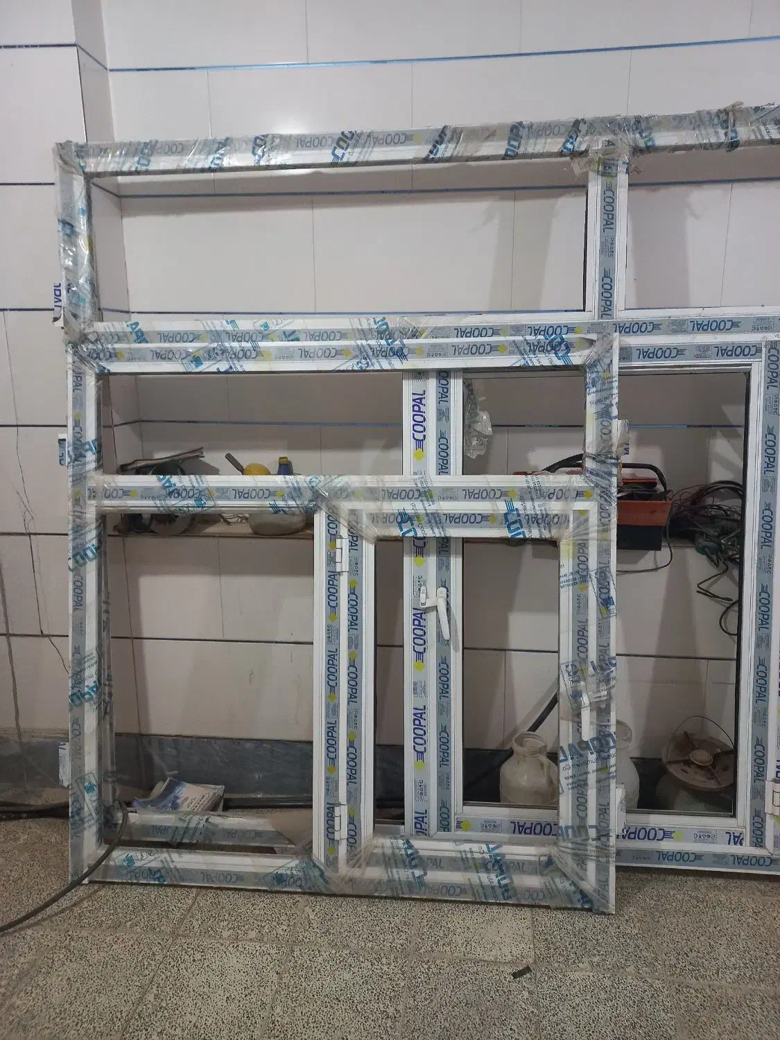 پنجره آلمینیوم دوجداره نو|مصالح و تجهیزات ساختمان|پیر بکران, |دیوار