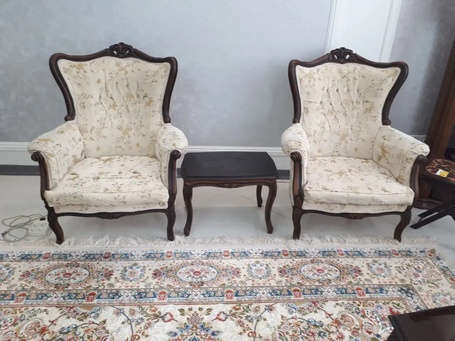 مبلمان سلطنتی ناهارخوری جلو مبلی عسلی فرش آینه شلف|مبلمان خانگی و میز عسلی|تهران, سلسبیل شمالی|دیوار