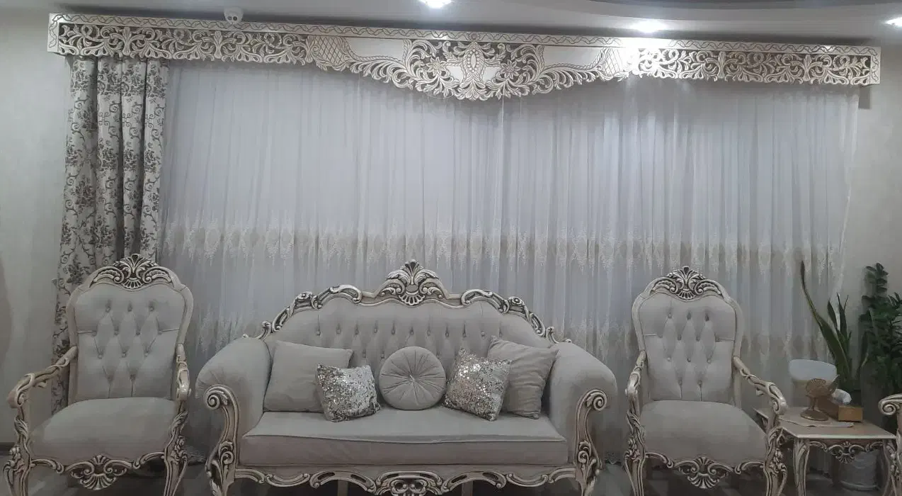 پرده و والان با کلیه متعلقات|پرده، رانر، رومیزی|رشت, کاکتوس|دیوار