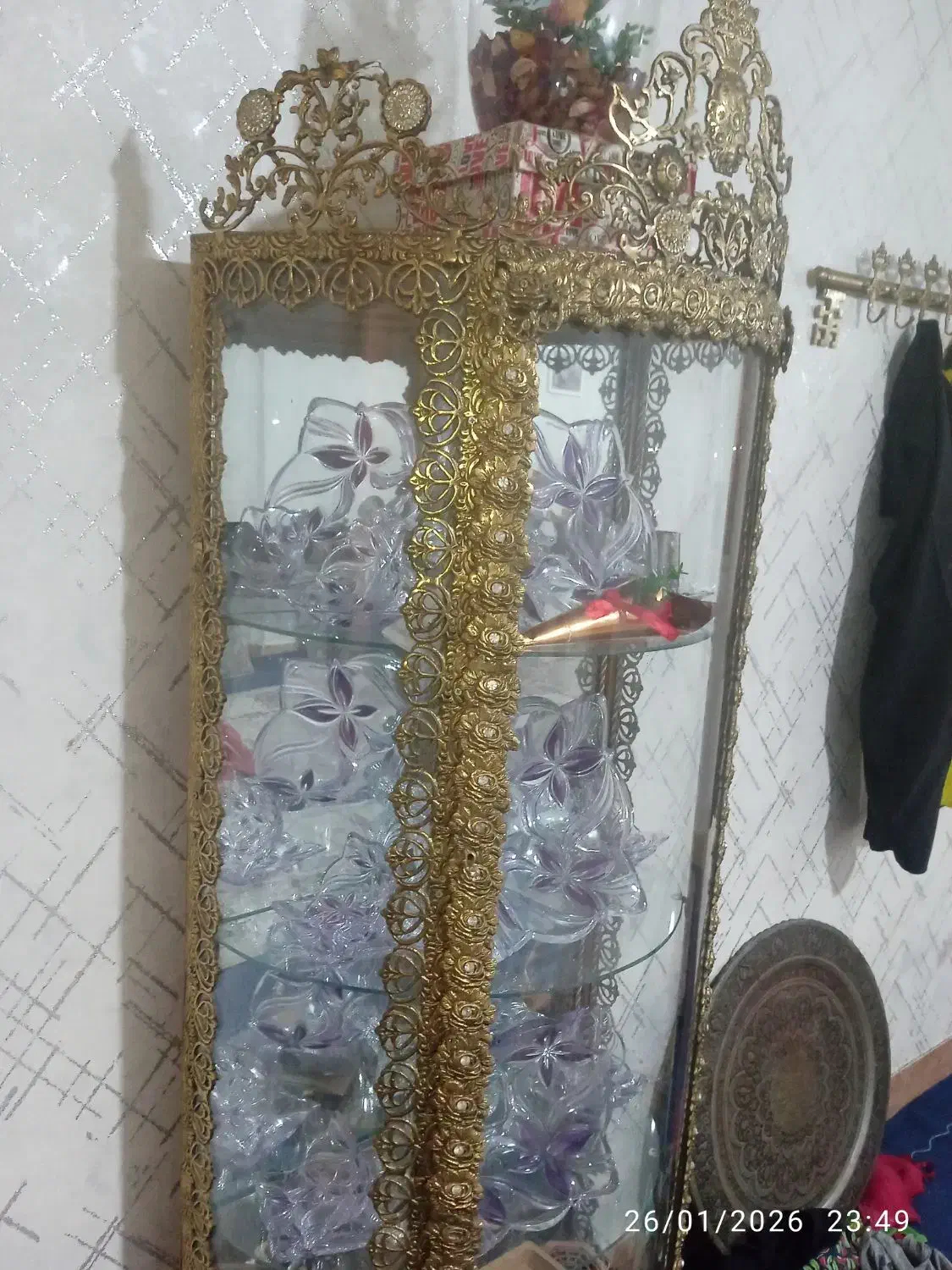 بوفه برنجی|بوفه، ویترین، کنسول|بهارستان, |دیوار