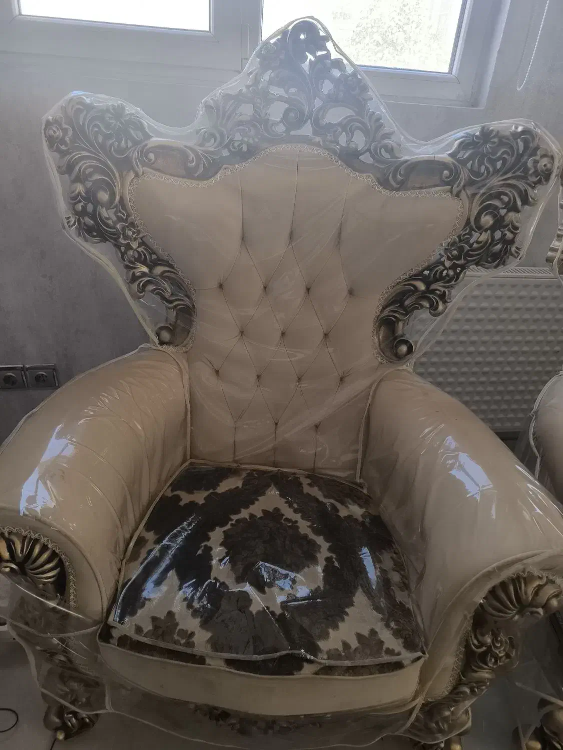 مبل سلطنتی ۹ نفره|مبلمان خانگی و میز عسلی|ایلام, |دیوار