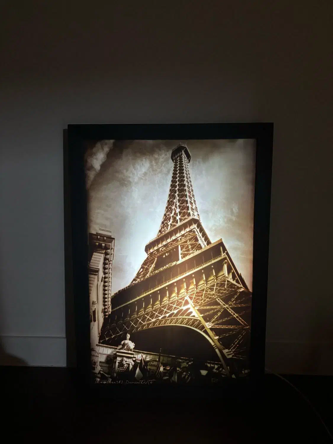 تابلو برج ایفل|تابلو، نقاشی، عکس|اهواز, شهرک حفاری|دیوار