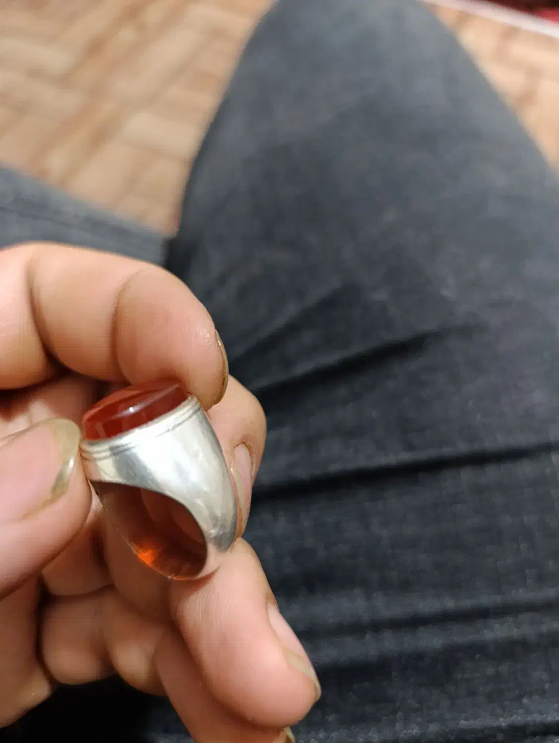 انگشتر عقیق|جواهرات|خمینی‌شهر, |دیوار