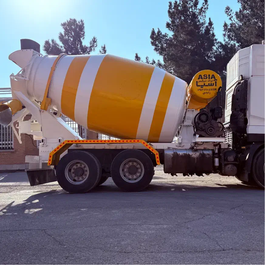 تراک میکسر بتن تریلی میکسر|خودرو سنگین|رباط‌کریم, رباط‌کریم|دیوار