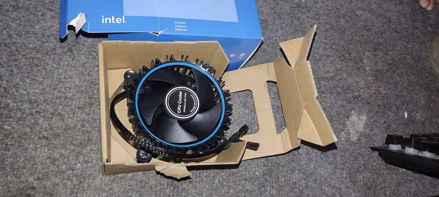 فن اینتل اورجینال lga 1700 نو|قطعات و لوازم جانبی رایانه|شیراز, بازار|دیوار