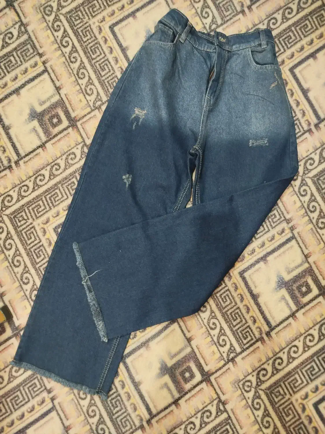 شلوار قد۹۰ واید جین لی سایز ۳۸|لباس|گناباد, |دیوار