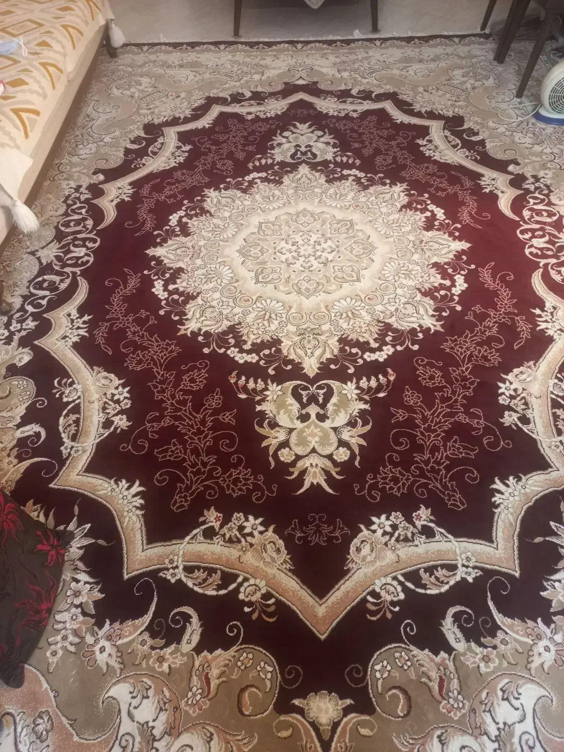 فرش 12متری، با ریشه های سالم تازه دادم قالیشویی|فرش|تهران, چهارصد دستگاه|دیوار