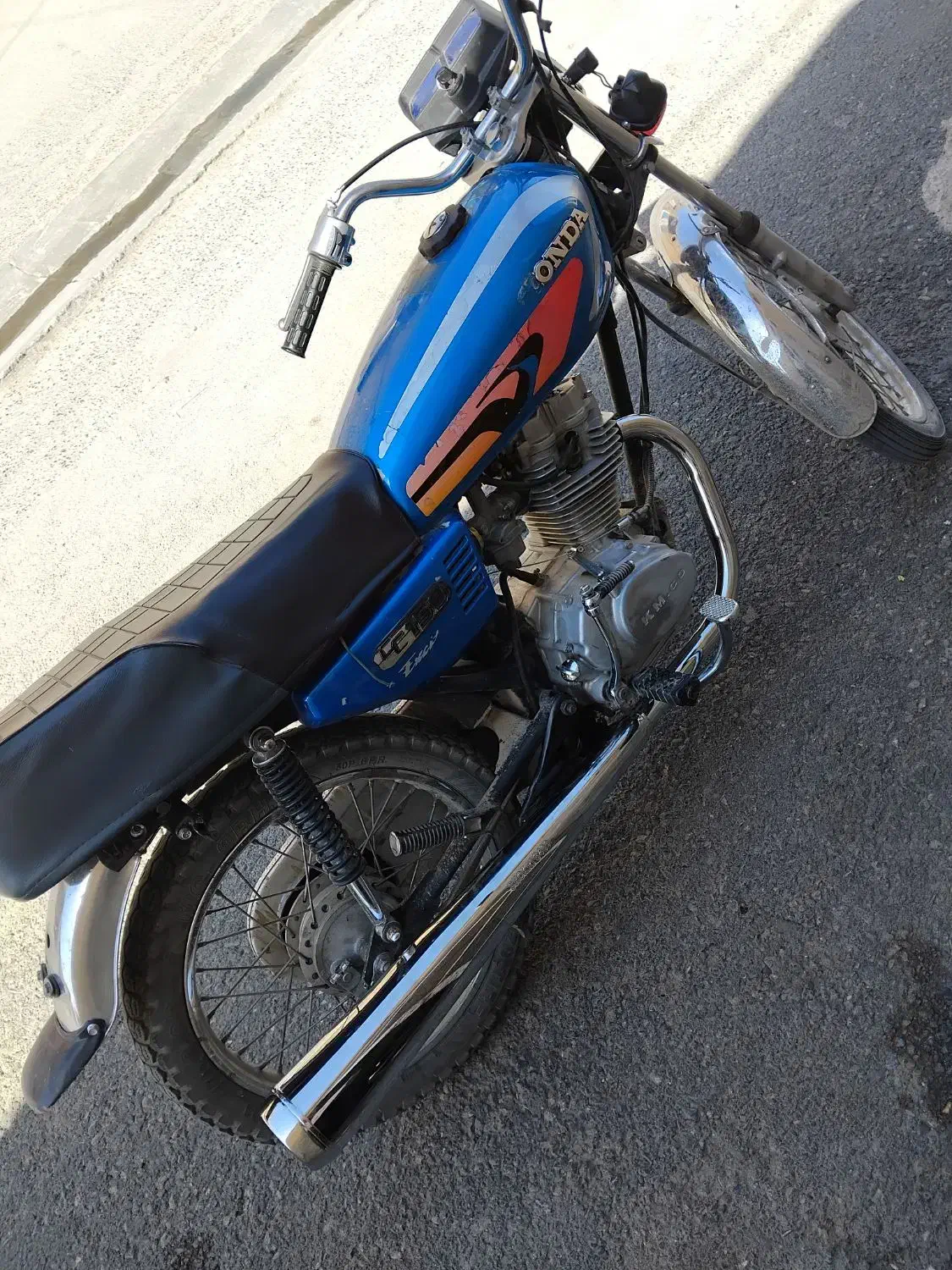 موتورسیکلت 125 مدل 91|موتورسیکلت|بروجن, |دیوار