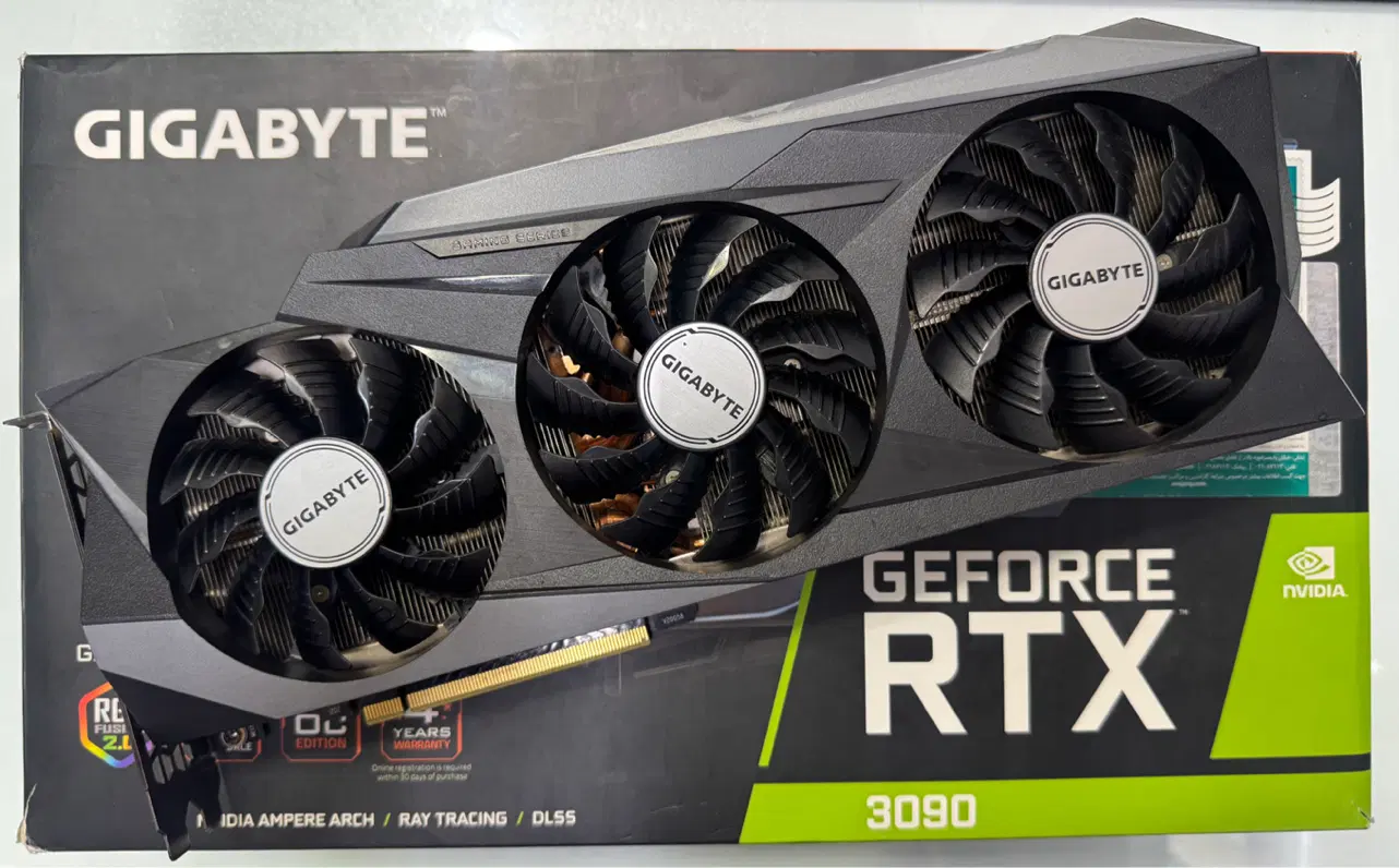 GIGA GAMING OC RTX 3090 24GB|قطعات و لوازم جانبی رایانه|مشهد, ارشاد|دیوار