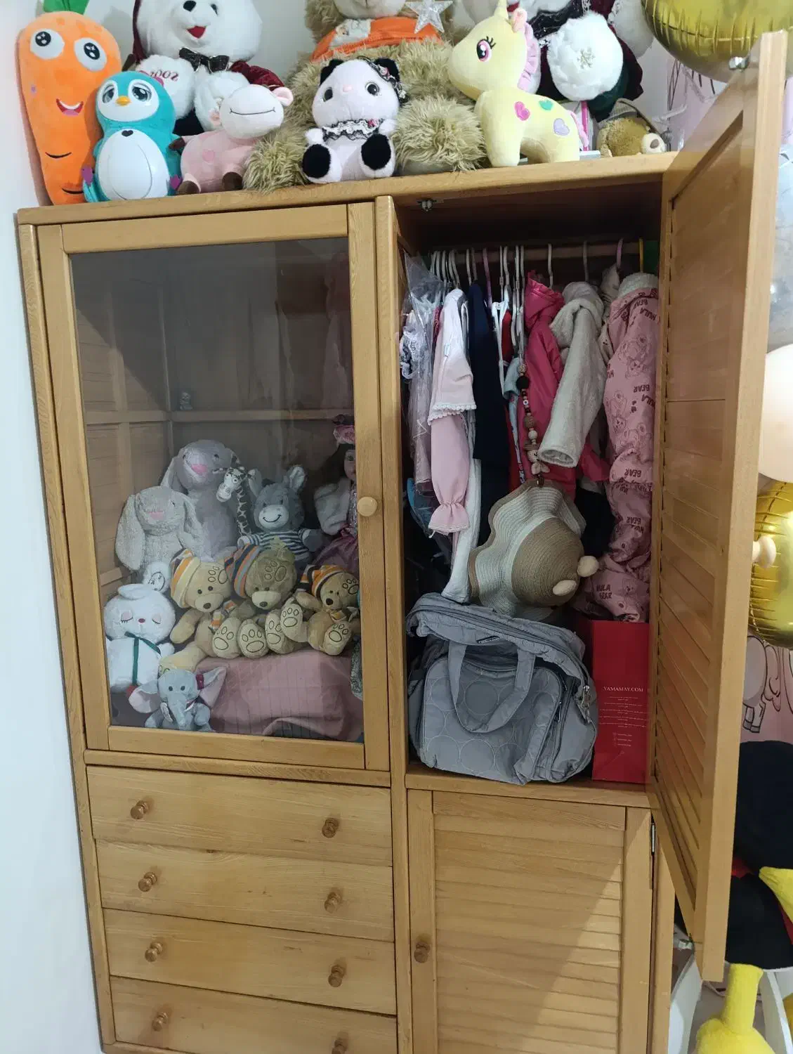 سرویس خواب تمام چوب کودک و نوجوان کاملا سالم|تخت و صندلی بچه|رودهن, |دیوار