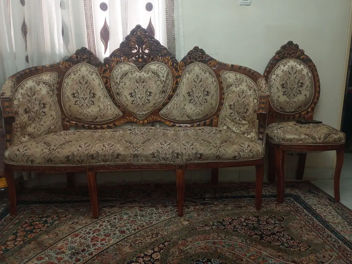 مبل مدل فرهی 9نفره و میز|مبلمان خانگی و میز عسلی|تهران, شهرک صادقیه|دیوار