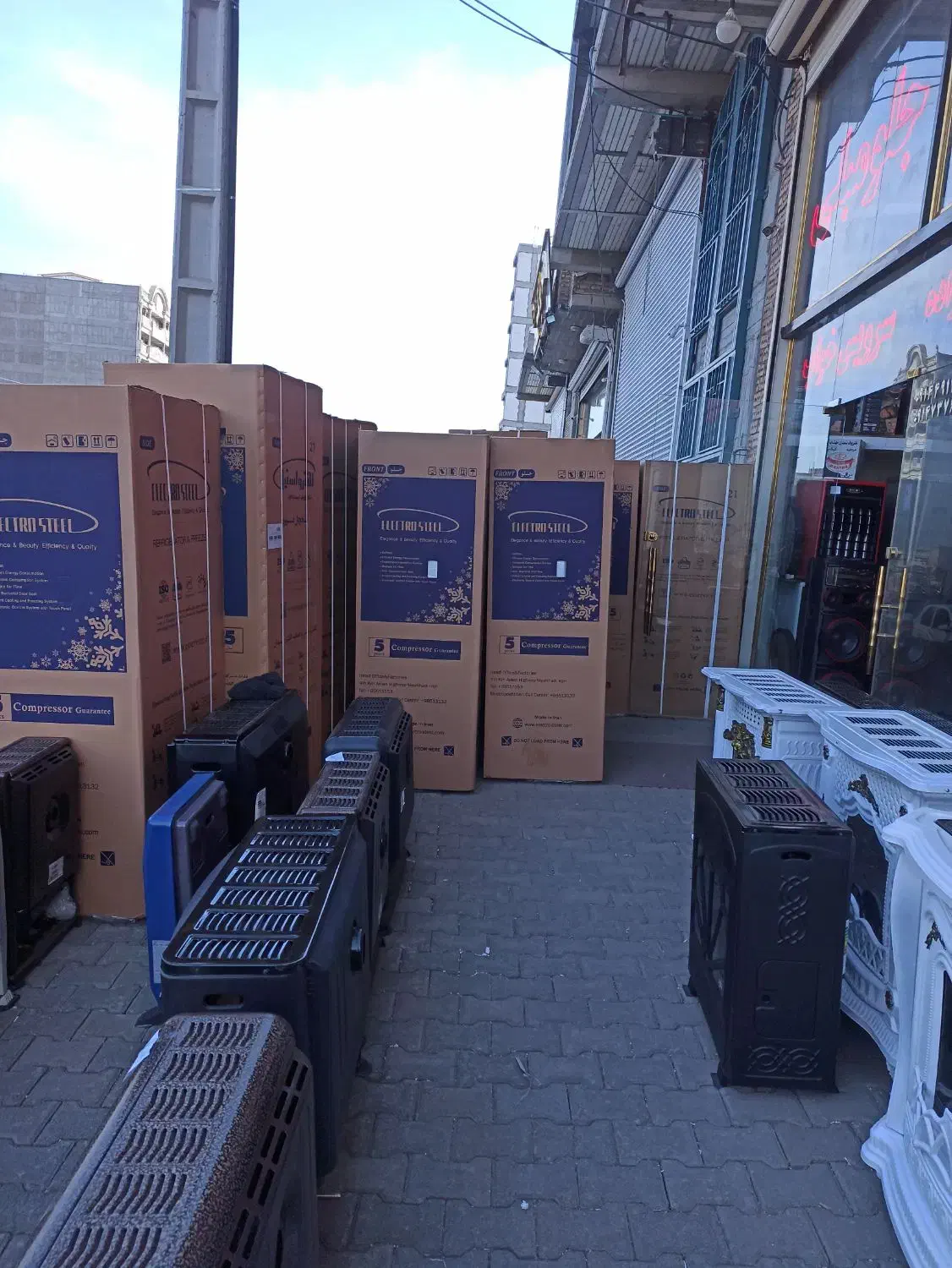 یخچال الکترو استیل|یخچال و فریزر|مرند, |دیوار