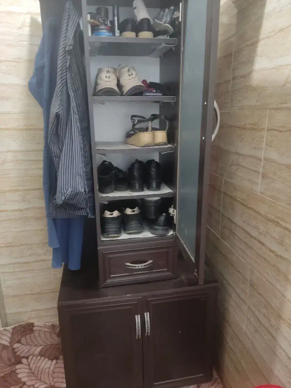 جاکفشی سه درب آیینه دار|جاکفشی، کمد، دراور|تهران, مسعودیه|دیوار