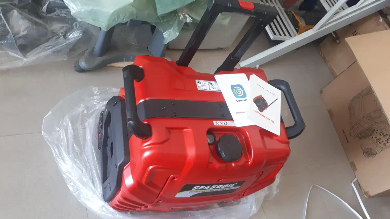 موتور برق بنزینی اینورتر سایلنت 5.5 کیلووات نو|ماشینآلات صنعتی|یزد, |دیوار