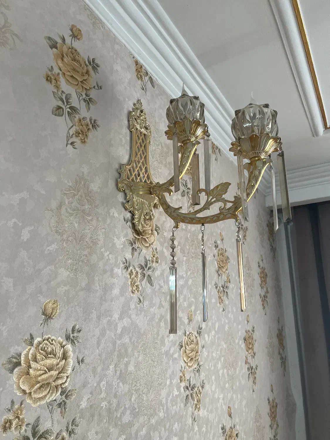 لوستر تمام برنج مدل والنسیا|لوستر و چراغ آویز|شهریار, فرارت|دیوار