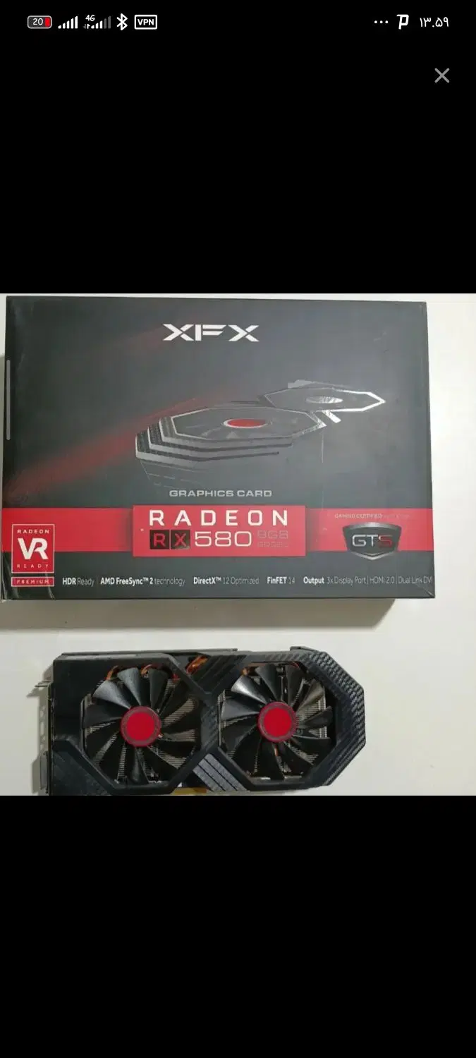 rx580|قطعات و لوازم جانبی رایانه|ملارد, |دیوار