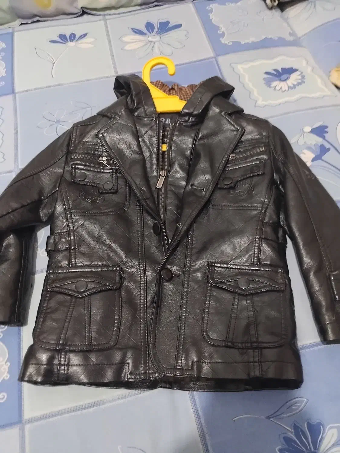 کاپشن پسرانه چرم|کفش و لباس بچه|قائن, |دیوار