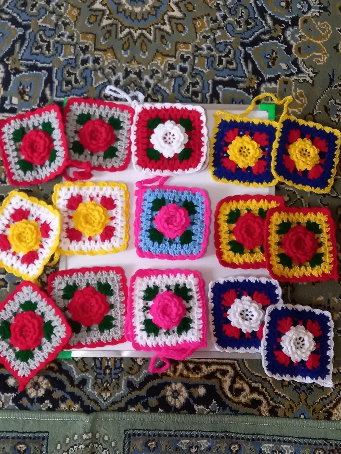 دستگیره بافتنی آشپزخانه|صنایع دستی و سایر لوازم تزئینی|تالش, هشتپر|دیوار